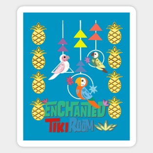 Enchanted Tiki Room Vintage Magnet